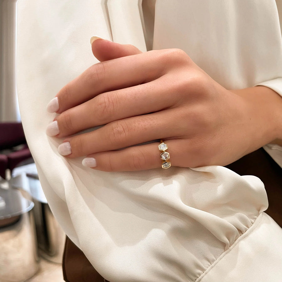 Heirloom Halo Micropavé Diamond Engagement Ring - BN pic test