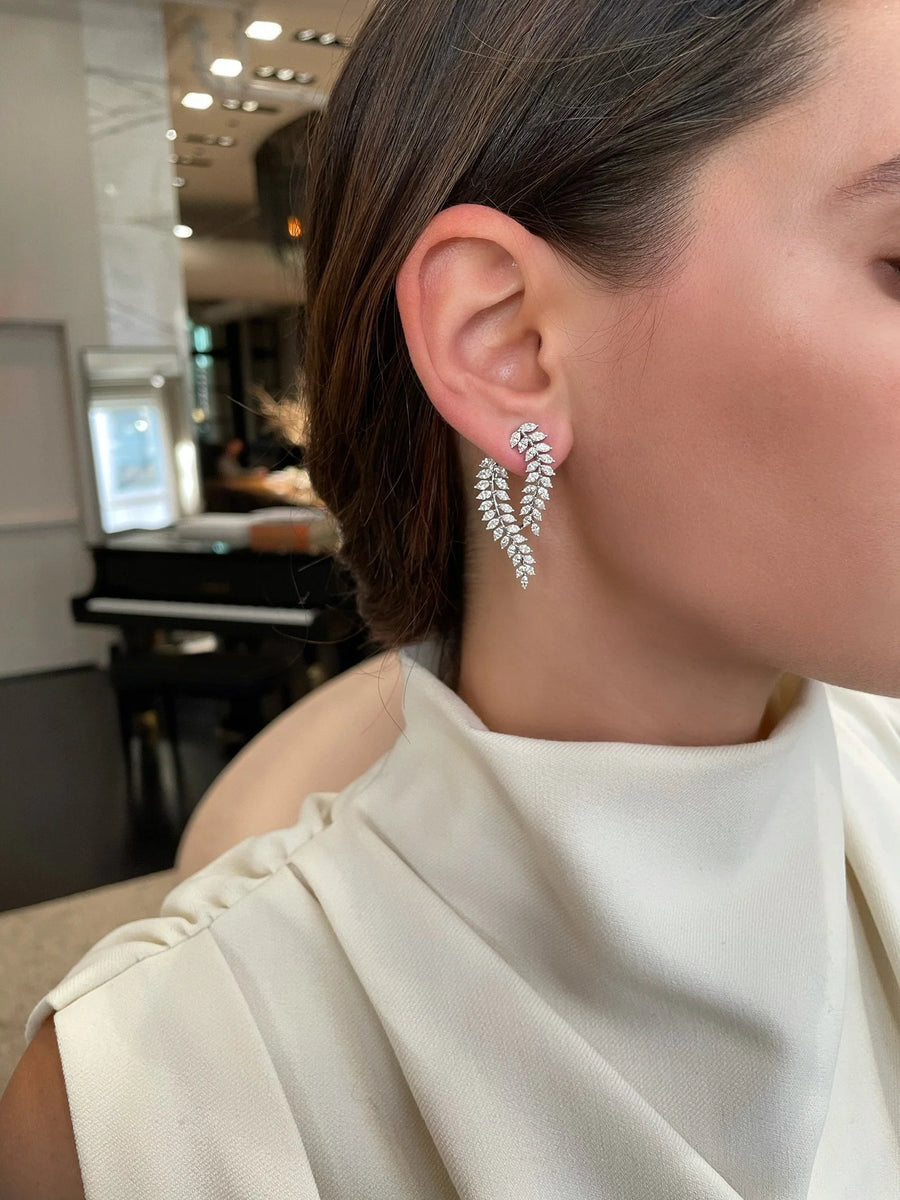Designer Flower Petal Earring