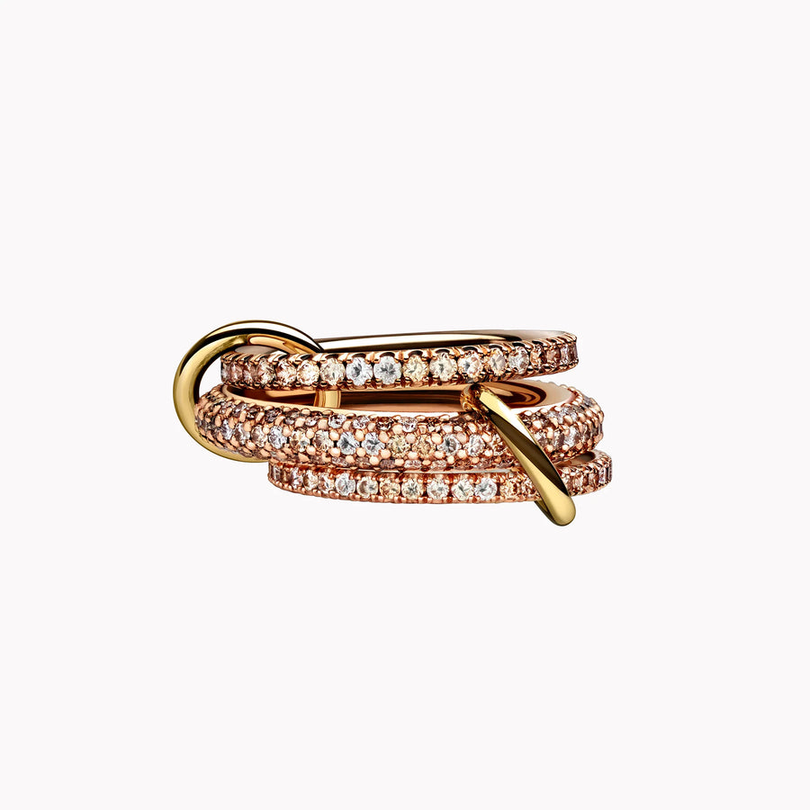 Drop shape Cluster Diamond Ring