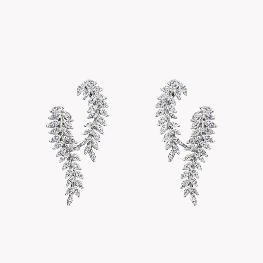 Designer Flower Petal Earring