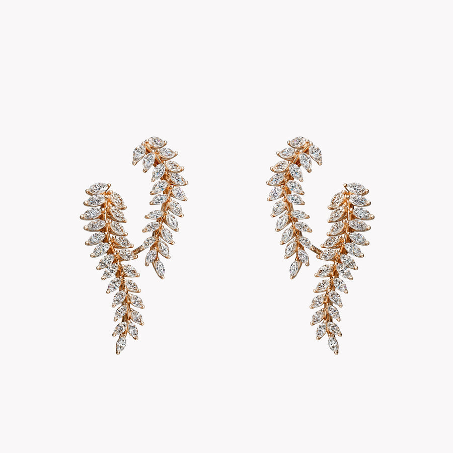 Designer Flower Petal Earring