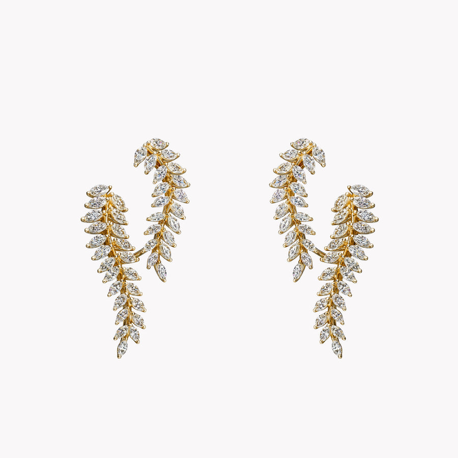 Designer Flower Petal Earring