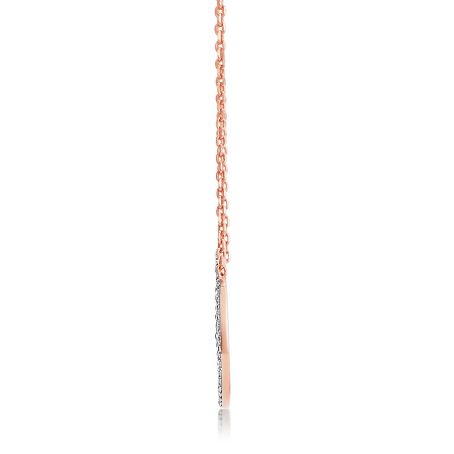 Light Weight Diamond Filigree Necklace
