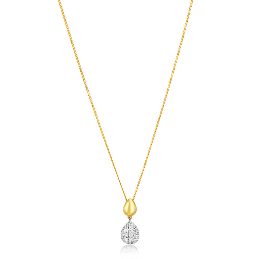 Diamond Dew Drop Diamond Pendant