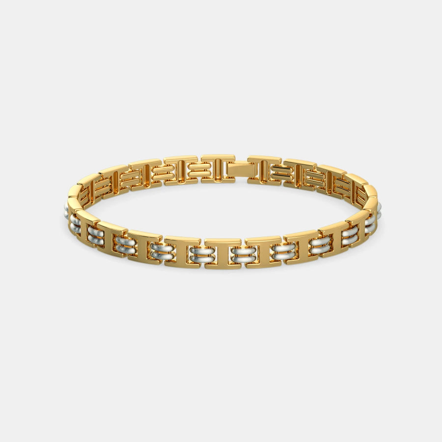 Round Diamond Flower Bangle